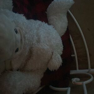 Big white stuffed animal